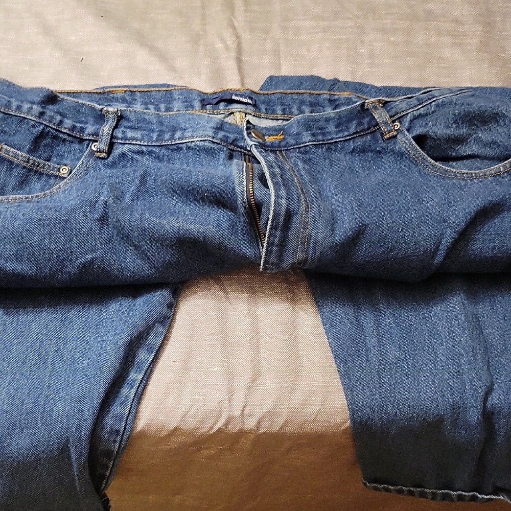 Classic Blue Denim Jeans 44 waist 29 length